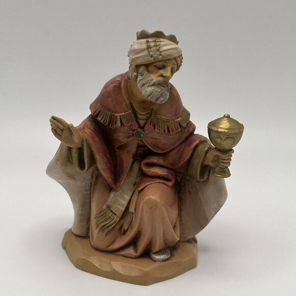 Fontanini GASPAR Wiseman 5" Heirloom Nativity Figure 72515 Italy 1992 - Picture 3 of 13